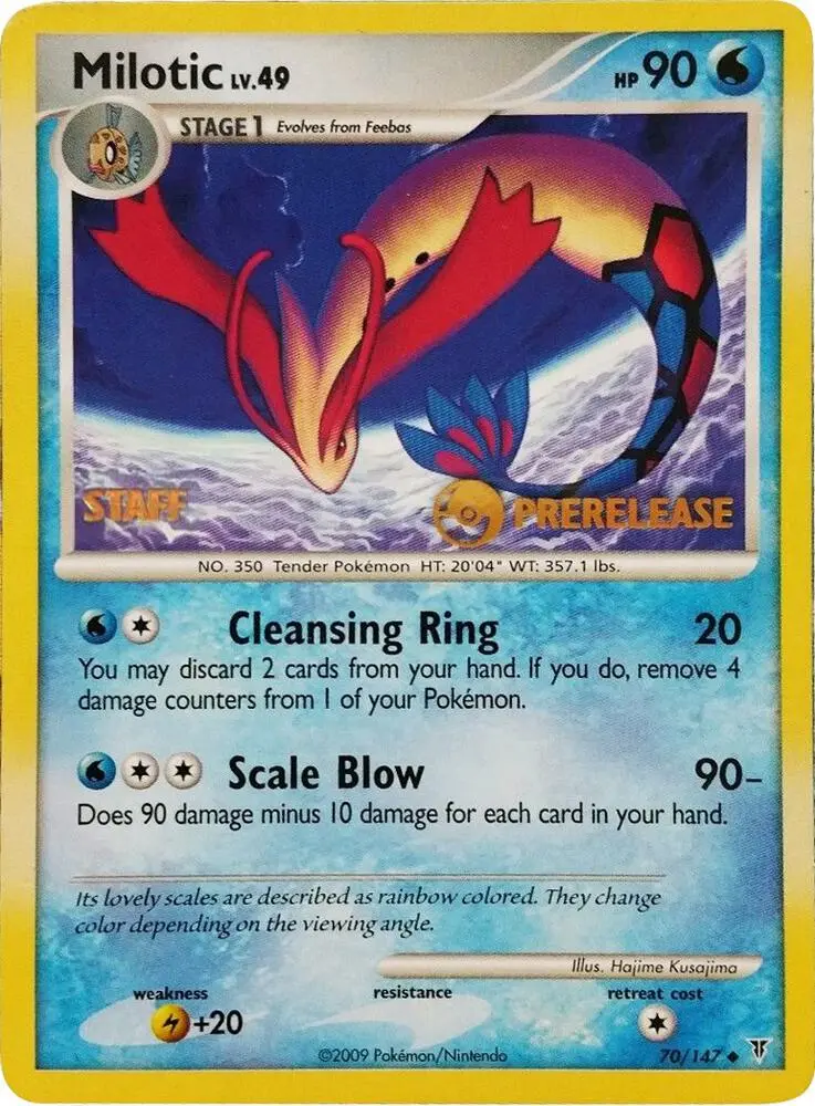 Carte Pokémon Milobellus #70 — Promos Nintendo