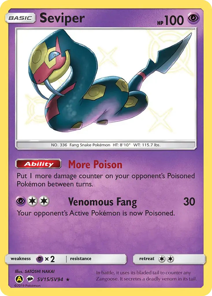 Seviper #SV15 — Hidden Fates