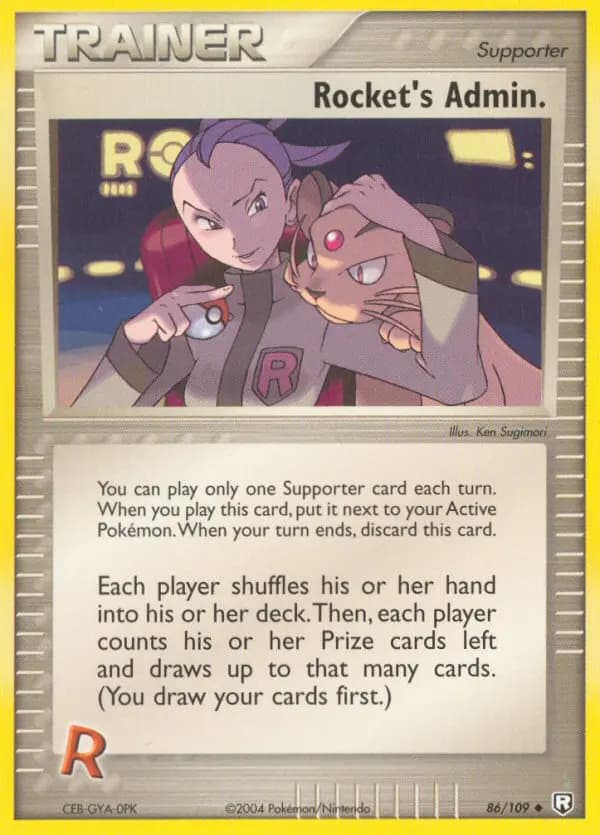 Rocket's Admin. #86 — EX Team Rocket Returns