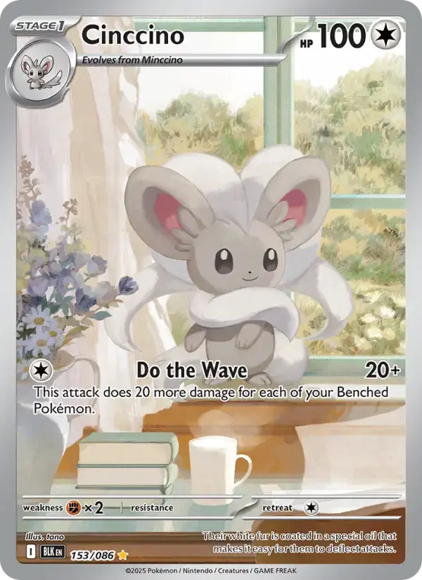 Cinccino #153 — Black Bolt
