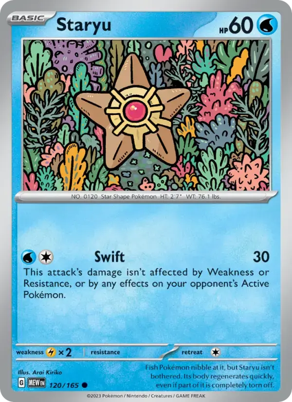 Staryu #120 — 151