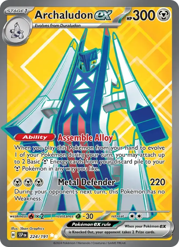 Archaludon ex #224 — Surging Sparks