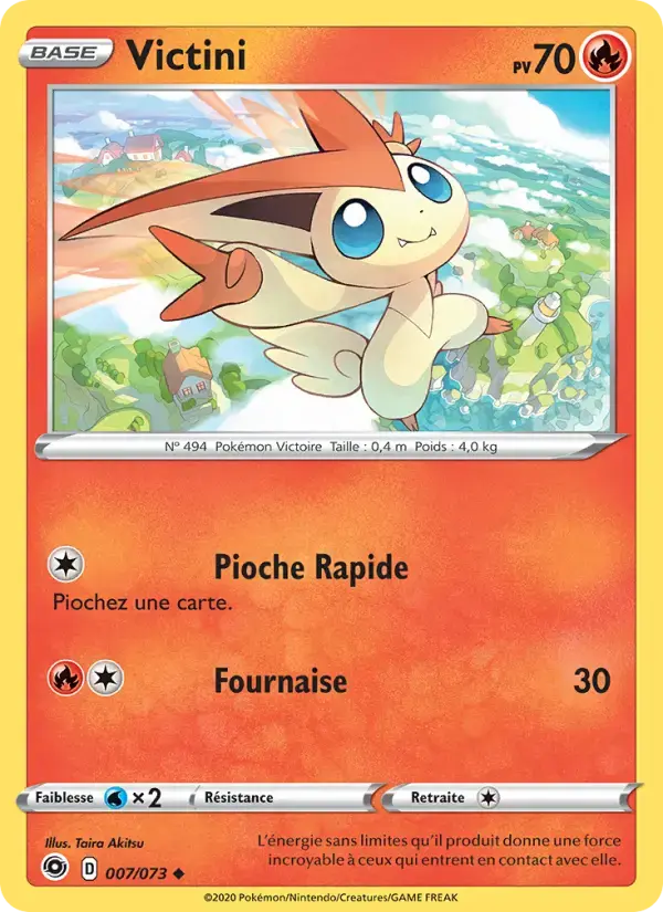 Carte Pokémon Victini #7 — La Voie du Maître