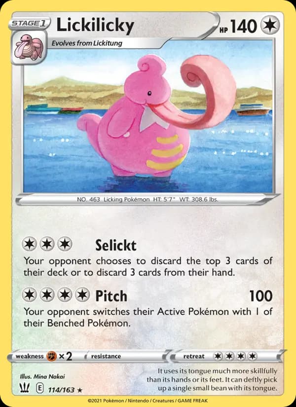 Lickilicky #114 — Battle Styles