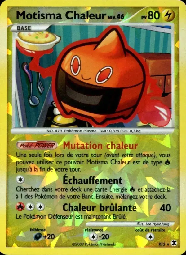 Carte Pokémon Motisma Chaleur Niv. 46 #RT3 — Rivaux Émergeants