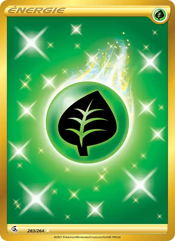 Carte Pokémon Énergie Plante #283 — Poing de Fusion