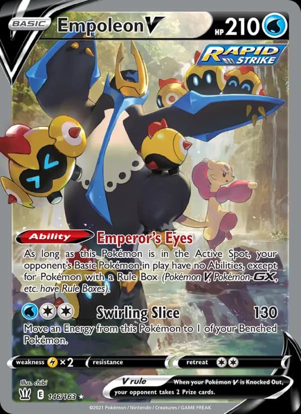 Empoleon V #146 — Battle Styles