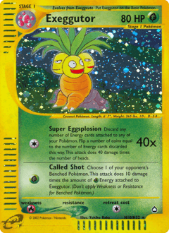 Exeggutor #H10 — Aquapolis