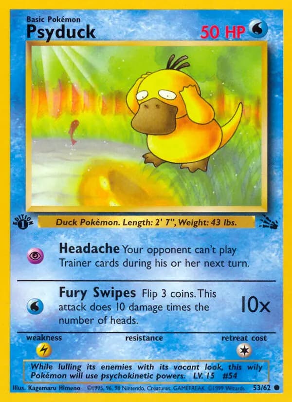 Psyduck #53 — Fossil