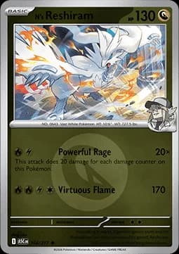 N's Reshiram #154 Non Holo — Ascended Heroes