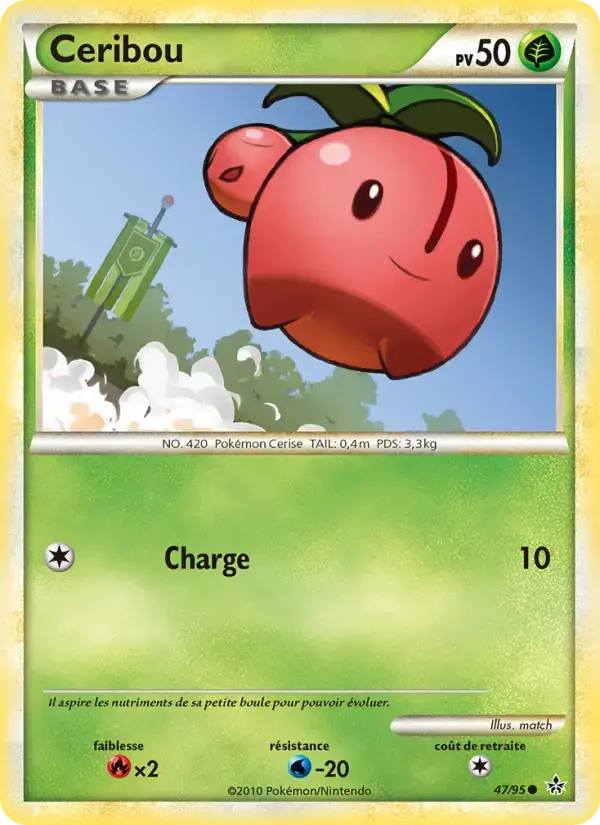 Carte Pokémon Ceribou #47 — Déchaînement