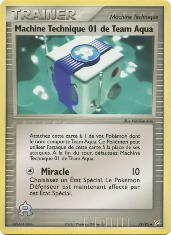 Carte Pokémon Machine Technique 01 de Team Aqua #79 — Team Magma vs Team Aqua