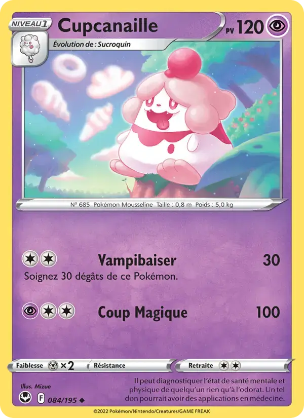 Carte Pokémon Cupcanaille #084 — Tempête Argentée