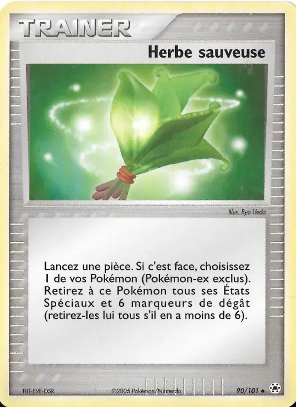 Carte Pokémon Herbe sauveuse #90 — Légendes Oubliées
