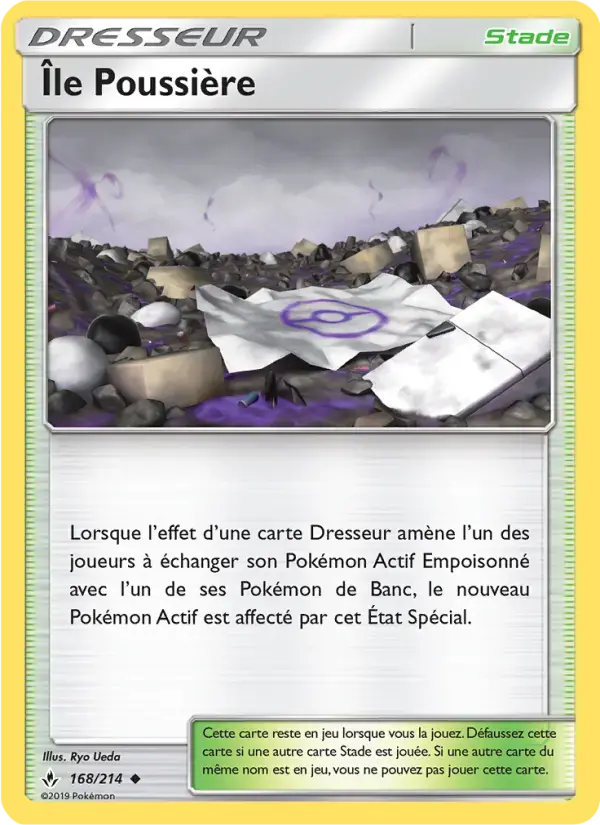 Carte Pokémon Île Poussière #168 — Alliance Infaillible
