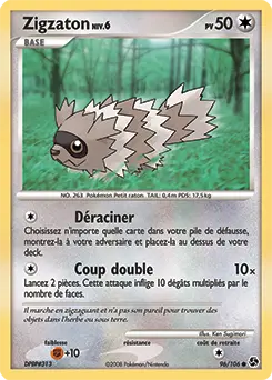 Carte Pokémon Zigzaton #96 — Duels au Sommet