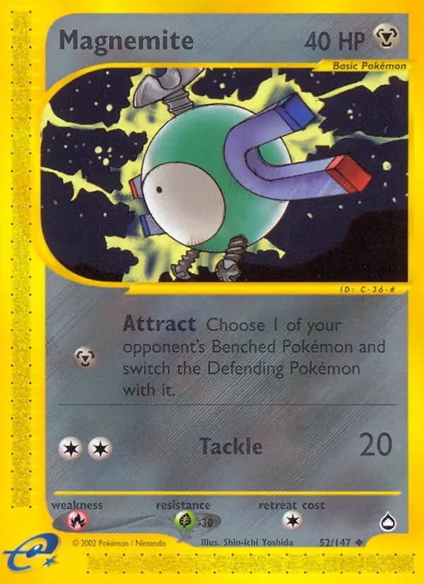 Magnemite #52 — Aquapolis
