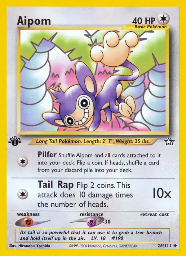 Aipom #26 — Neo Genesis
