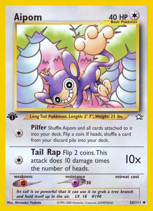 Aipom #26 — Neo Genesis
