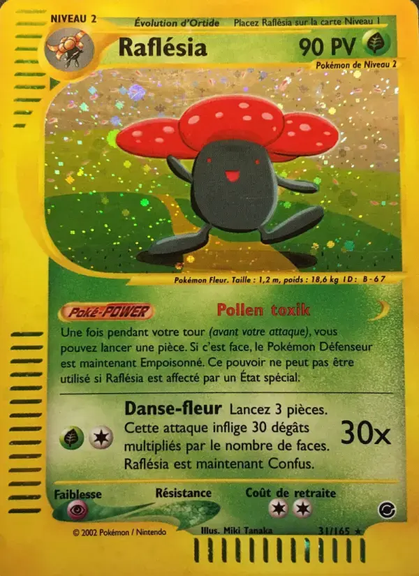Carte Pokémon Raflésia #31 — Expédition