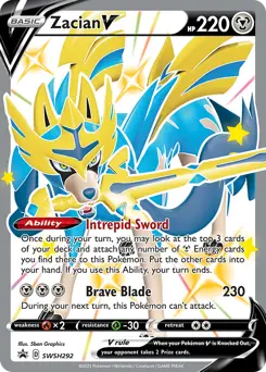 Zacian V #SWSH292 — Sword & Shield Promos