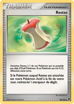 Carte Pokémon Restes #99 — Duels au Sommet