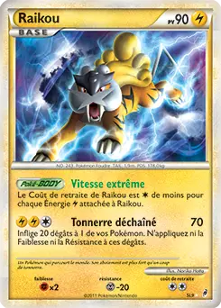 Carte Pokémon Raikou #104 — L'Appel des Légendes