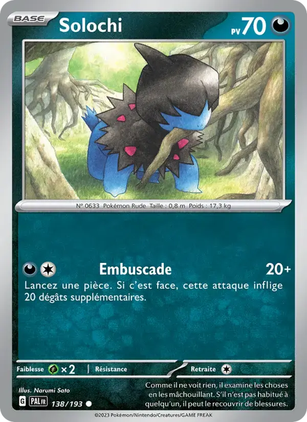 Carte Pokémon Solochi #138 — Évolutions à Paldea