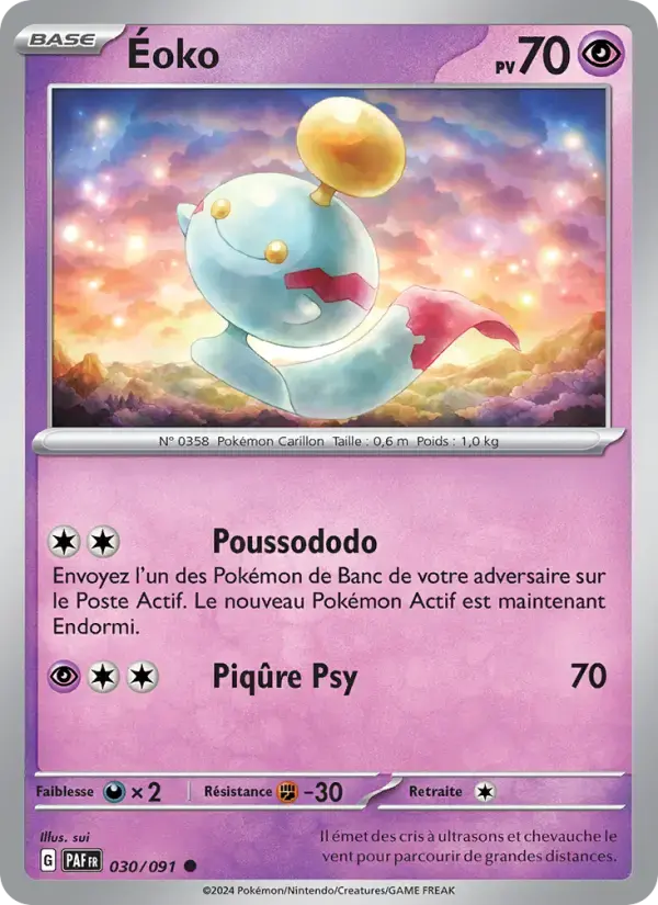 Carte Pokémon Éoko #030 — Destinées de Paldea