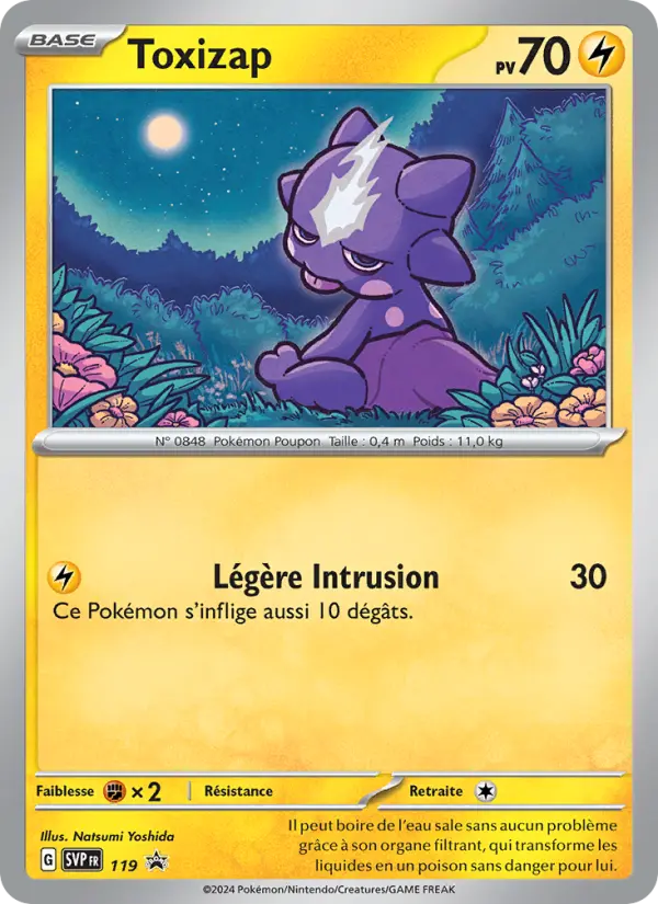 Carte Pokémon Toxizap #119 — Promos Écarlate et Violet