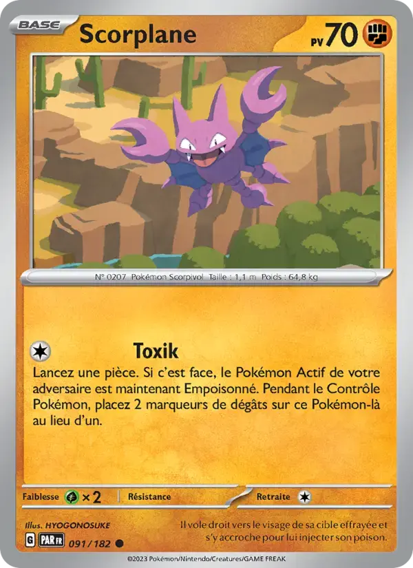 Carte Pokémon Scorplane #091 — Faille Paradoxe