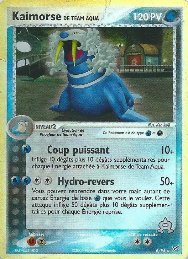 Carte Pokémon Kaimorse de Team Aqua #6 — Team Magma vs Team Aqua