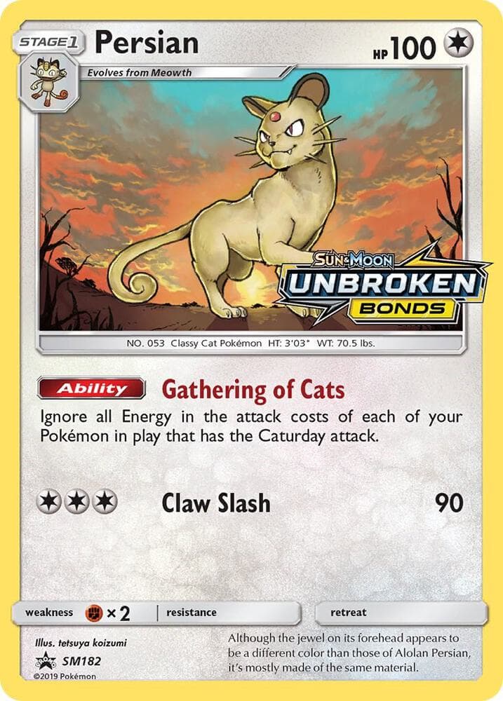 Persian #SM182 — Sun & Moon Promos