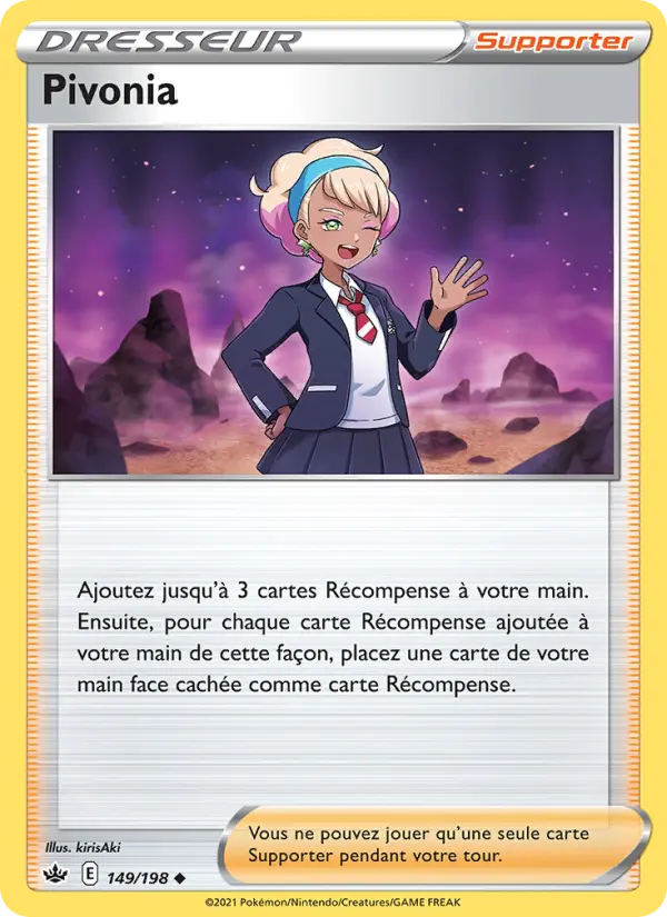 Carte Pokémon Pivonia #149 — Règne de Glace