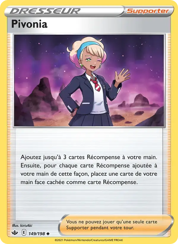Carte Pokémon Pivonia #149 — Règne de Glace