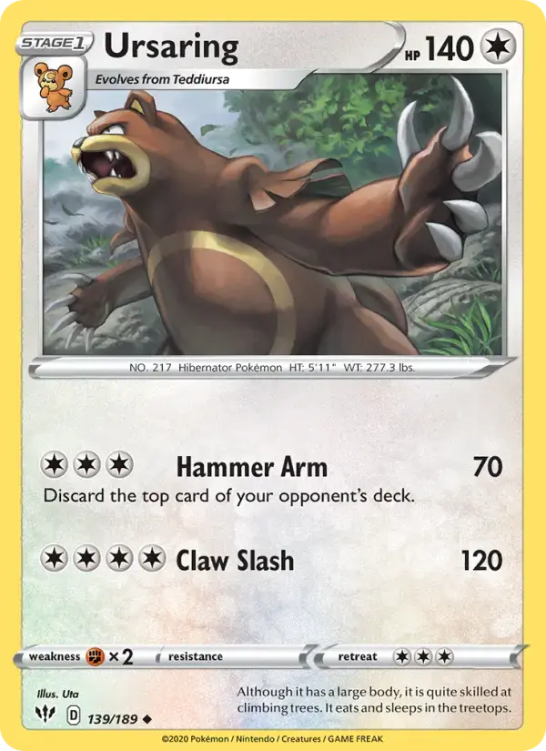 Ursaring #139 — Darkness Ablaze