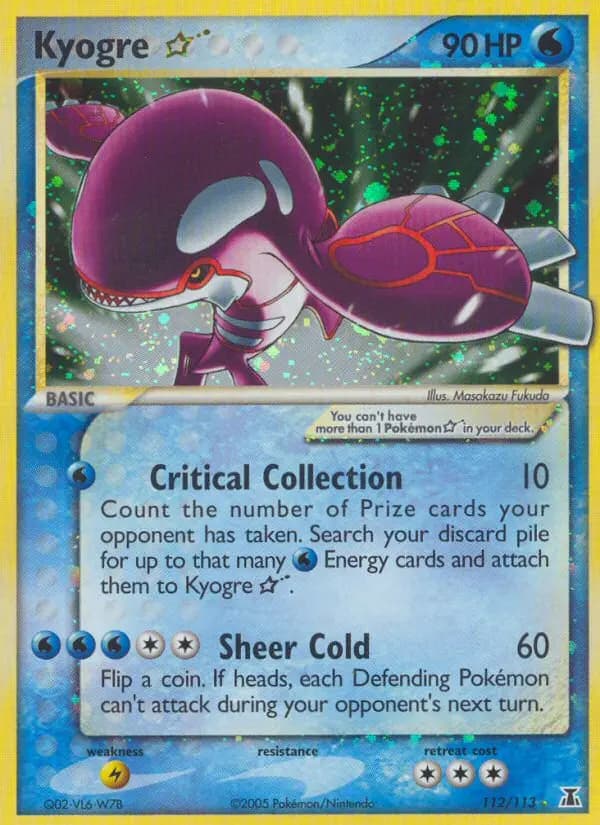 Kyogre Star #112 — Delta Species