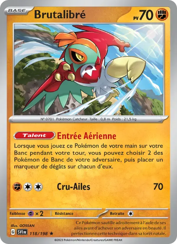 Carte Pokémon Brutalibré #118 — Écarlate et Violet