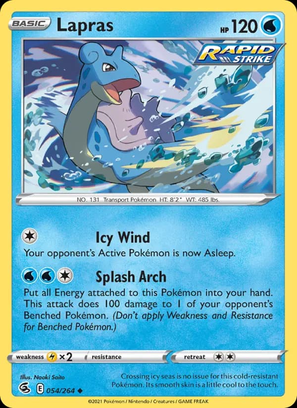 Lapras #54 — Fusion Strike