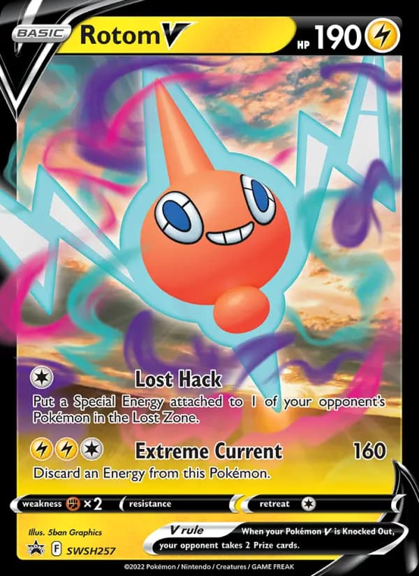 Rotom V #SWSH257 — Sword & Shield Promos