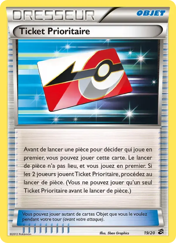 Carte Pokémon Ticket Prioritaire #19 — Coffre des Dragons