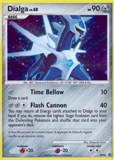 Carte Pokémon Dialga #DP26 — Jumbo