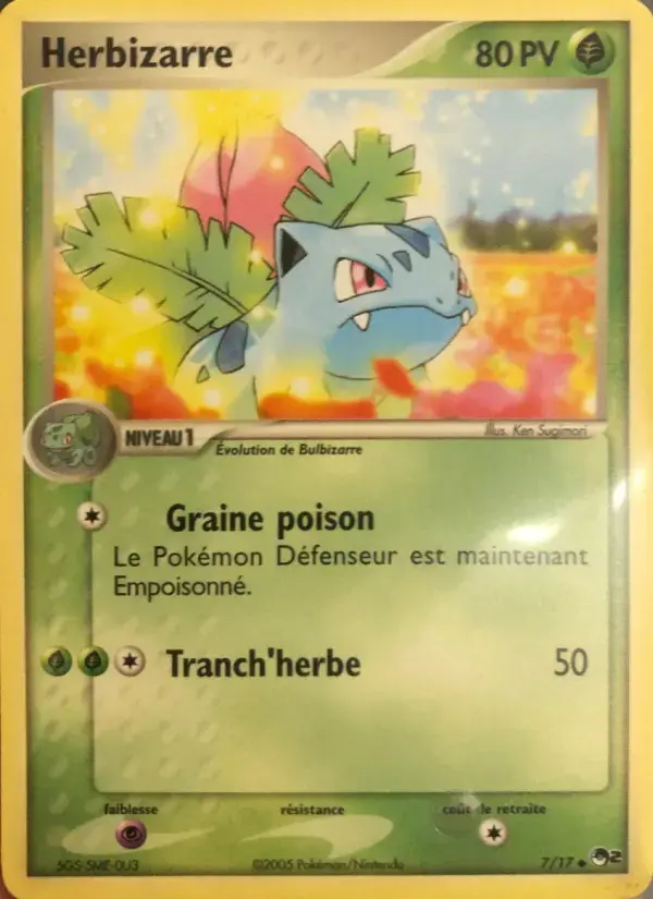 Carte Pokémon Herbizarre #7 — POP 2