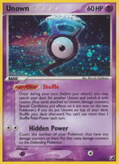 Unown (Z) #G — Unseen Forces