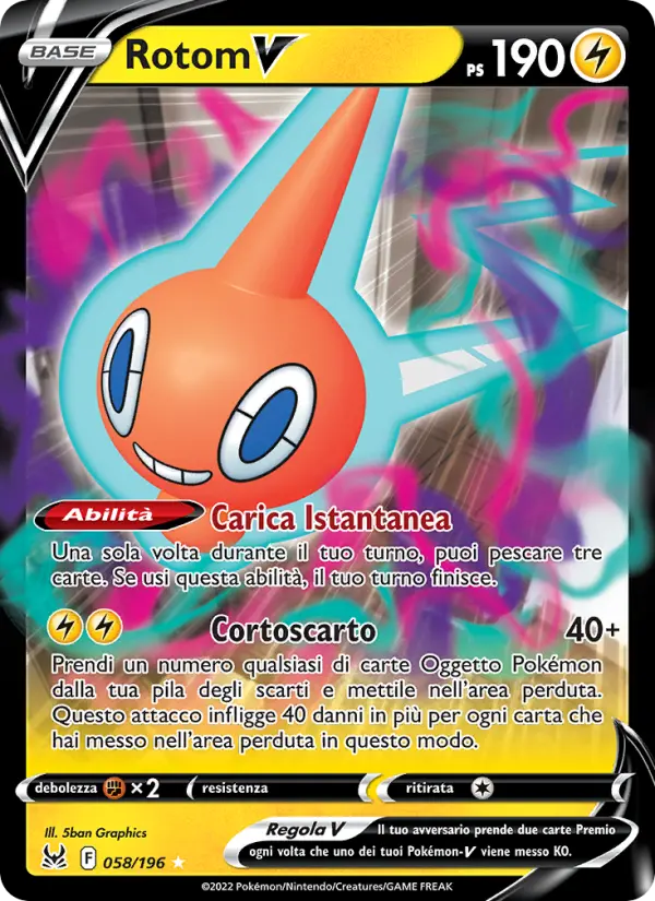 Carte Pokémon Motisma V #058 — Origine Perdue