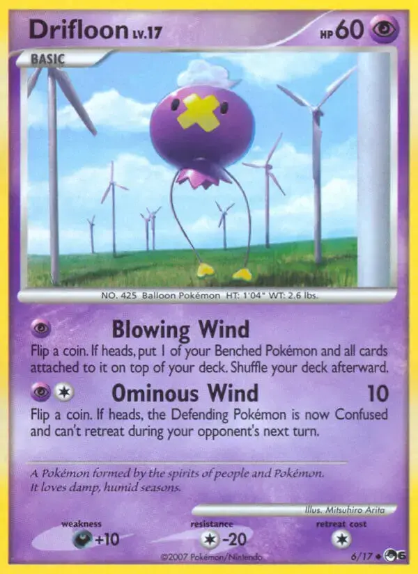 Carte Pokémon Baudrive #6 — POP 6