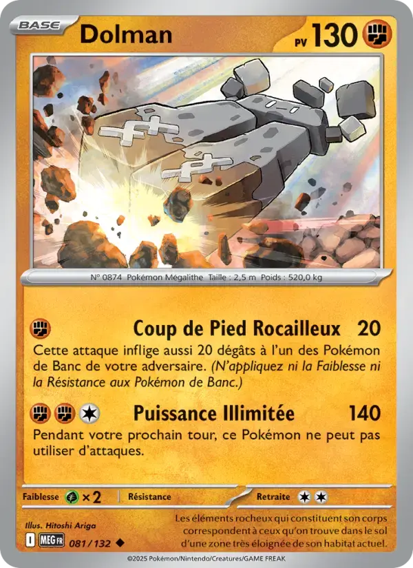 Carte Pokémon Dolman #081 — Méga-Évolution