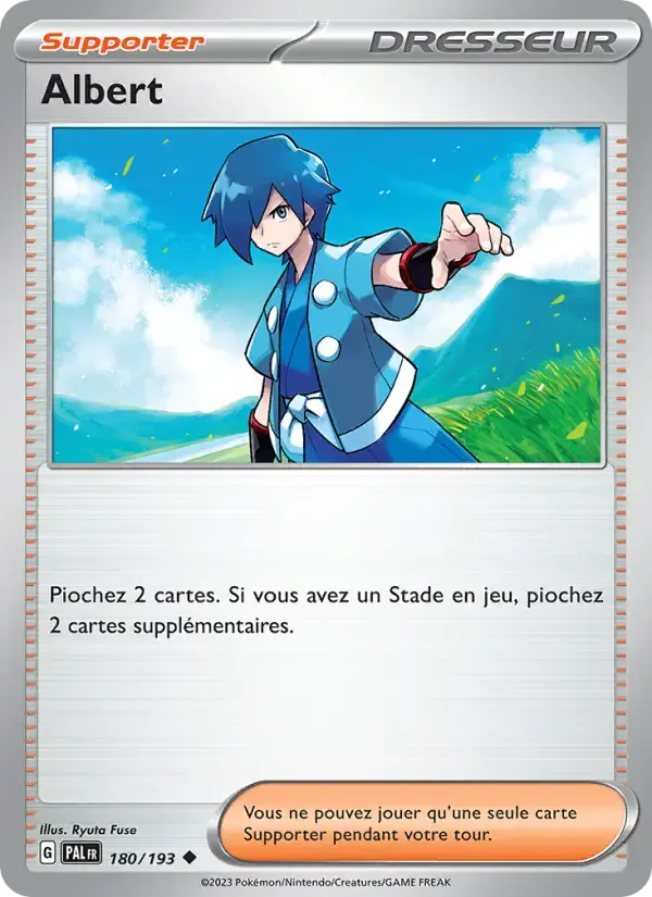 Carte Pokémon Albert #180 — Évolutions à Paldea