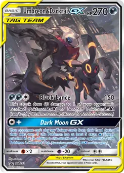Umbreon & Darkrai GX #SM241 — Sun & Moon Promos