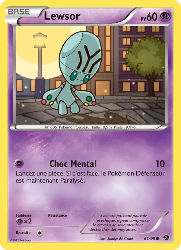 Carte Pokémon Lewsor #61 — Destinées Futures